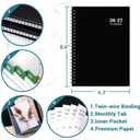 Planner 2026-2027 - Academic Planner 2026-2027, Weekly and Monthly, Jul 2026 - Jun 2027, 26-27 Planner 6.3 8.4, Notes, Thick Paper, Back Pocket, Twin-wire Binding