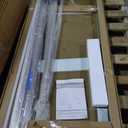 DreamLine Sapphire 44-48 in. W x 76 in. H Semi-Frameless Bypass Shower Door in Brushed Nickel, SHDR-6348762-04