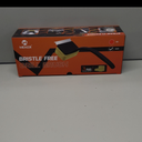 MEKER Grill Brush Bristle Free, Grill Cleaner Brush with 3 BBQ Replacement Head for Cast Iron, Stainless Steel Grates, Safe Grill Scraper Outdoor BBQ Grill, Black