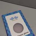 etspolt Exfoliating Glove Bath Mitt -Exfoliating Gloves for Shower, Body Scrubber for Deep Cleansing, Quick Drying Bath Gloves (Purple)