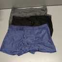 Mens Sexy Underwear ice silk Mesh Breathable Anti-Chafing Long Leg Boxer Briefs Cool Hollow Trunks, M