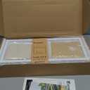 Forbena White 2 Tier Bathroom Organizer Countertop, Small Counter Top Organizer for Bathroom Decor, Modern Kitchen Counter Shelf for Snack, Vanity Makeup Organizers and Storage Tray for Bedroom