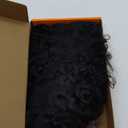 ijoy Burmese Curly Human Hair Wig 13x4 Lace Front Wigs with Spiral Curls End 180 Density Pre Plucked Brazilian Tiny Knots 16 Inch Lace Frontal Wig Natural Black Blend Curly