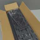 SPACELEAD Slim Storage Cart 4 Tier,Bathroom Organizer Rolling Utility,Mobile Shelving Unit Slide Out for Office, Kitchen, Laundry Room & Narrow Places,Black