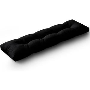 Indoor/Outdoor Bench Cushion, Waterproof Patio Bench Seat Cushion with Non-Slip Bottom, Tufted Bench Cushions for Indoor/Outdoor Furniture, 54x16x4 inch, Black