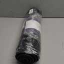 DEXI Front Door Mats Outside Entrance, 17x36 Rubber Waterproof Dirt Trapping Entry Mat for Entryway, Heavy Duty Non-Slip Low-Profile Welcome Doormat All Weather for Patio, Black (Charcoal)