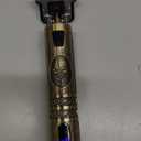 Professional Hair Trimmer for Men, Beard Trimmer Hair Clippers for Men, Cordless Rechargeable Hair Trimmer Metal Body Cutting Grooming Kit, Beard Shaver Barbershop (Bronze with LCD)