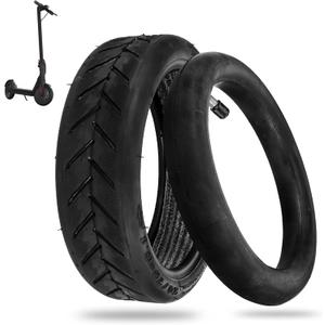 8.5 Inches Electric Scooter Tires 50/75-6.1 Compatible for Gotrax Gxl V2/Xiaomi M365/Pro/1S Electric Scooter Outer Tire 8 1/2X2 Tube Tire Replacement Inner(Straight Valve Stem)(1 Set)