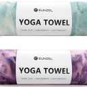 Eunzel Hot Yoga Towel Non-Slip Yoga Mat Towel Ultra-Absorbent Microfiber Towel for Hot Yoga, PilatesBikram and Workout 26.5"x 72"