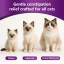 Cat Constipation Relief,Liquid Drops Laxative for Felines,100% Pure Natural Gentle Herbal Supplement,Pets Stool Softener,Promote Digestive Health,Probiotic Gut & Immune Support