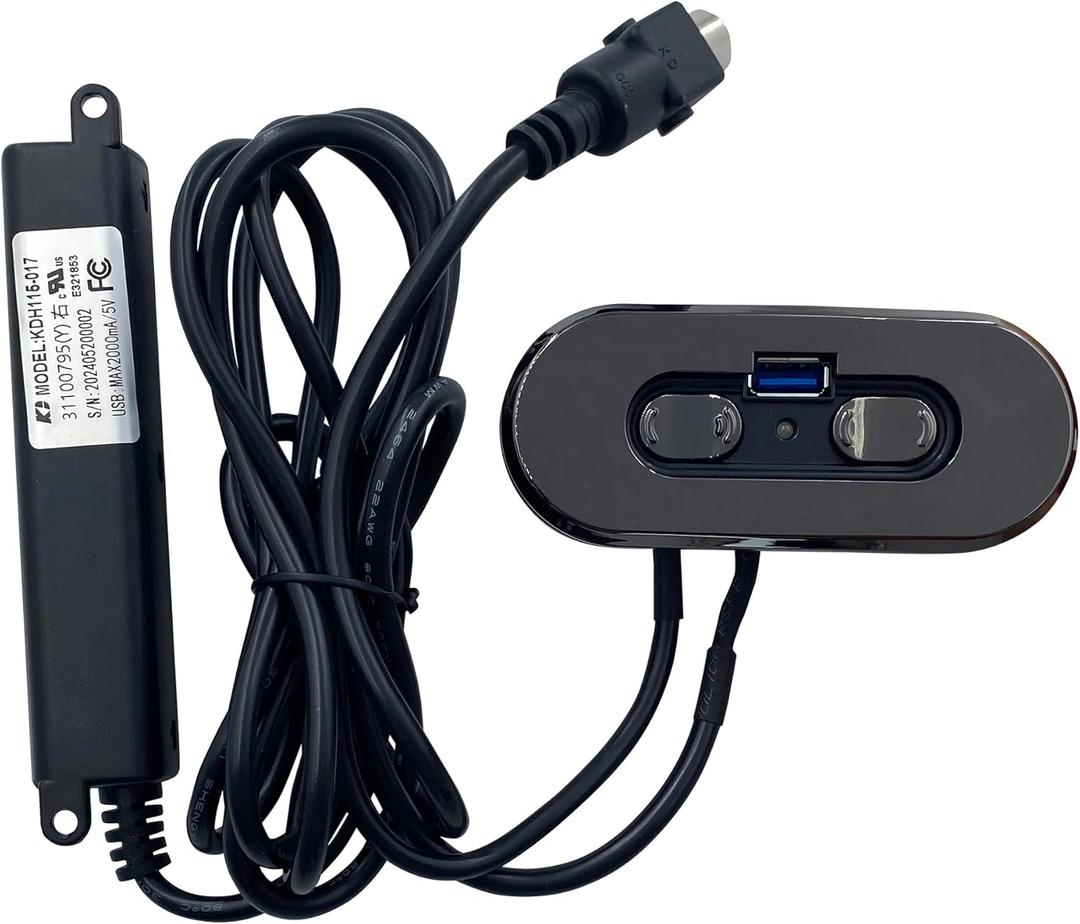 Power Recliner Kaidi 4 Button 5 Pin Switch Model KDH115-017 Hand Control Controller with USB Port for Electric Sofa