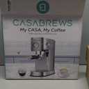 CASABREWS CM5418 Espresso Machine 20 Bar, Compact Espresso Maker with Steam Milk Frother, Stainless Steel Coffee Machine with 34oz Removable Water Tank for Cappuccino, Gift for Women or Men, Silver