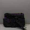 Wearable Cleaning Caddy, Cleaning Caddy Supplies Organizer with Handle & Shoulder Straps for Housekeepers, Under Sink & Car Cleaning Tool Organizers Bag with 4 Foldable Divider (Purple)