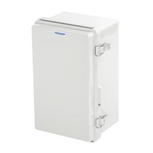 Mollom Outdoor Junction Box for Electrical Project Waterproof IP67 with Hinged Grey Cover, Stainless Steel Latch, Mounting Plate, and Wall Brackets(260x160x130mm | 10.2x6.3x5.1In)