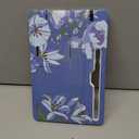 SURITCH for Samsung Galaxy Tab S7 FE Case for Tablet S7+ Plus, S8+ Plus, Built-in Screen Protector & S Pen Holder Full Body Shockproof Protective Cover with Foldable Kickstand, Blue Lilly