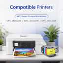 MEGAIN LC506 Ink Cartridges 4 Pack Replacement for Brother LC506 LC506XL LC506XXL LC 506 Ink Cartridges with Brother INKvestment 4355, 4555, 4557 Printers (Black, Cyan, Magenta, Yellow)
