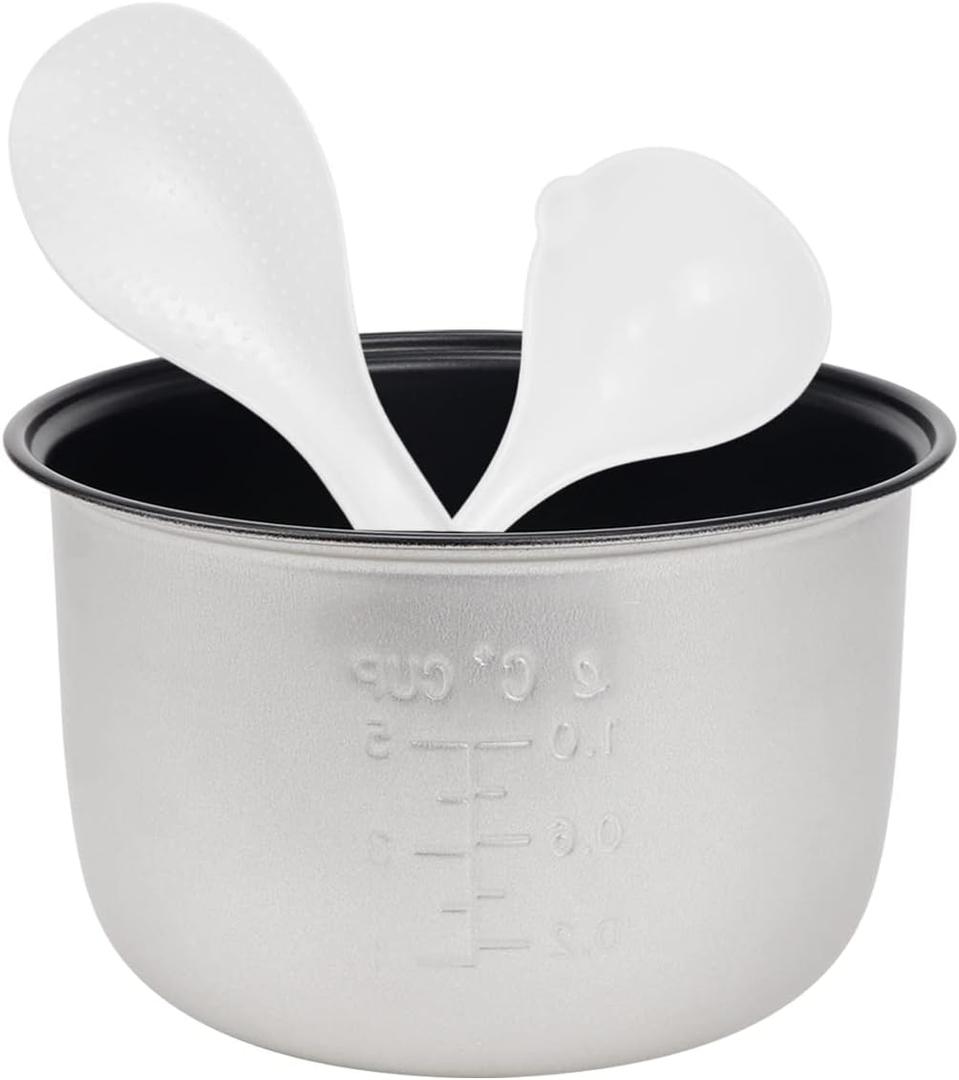 2L Household Rice Cooker Inner Pot Replacement,Rice Cooker Liner Non-stick Rice Cooking Container Electric Cooker Accessories for Home Kitchen Shop