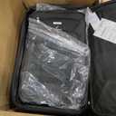 American Tourister Fieldbrook XLT Softside Upright Luggage, Black, 4-Piece Set (BB/DF/21/25)