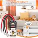 Feekoon Built in Thermostat Compatible with Cadet, Electric Baseboard Heater Thermostat, 22 Amp, 240/208/120 Volt(1 Pack,Double Pole)
