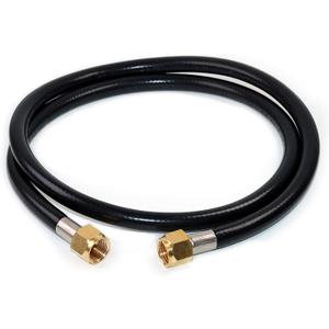 DOZYANT 5 Feet Propane Hose Extension with 3/8" Female Flare on Both Ends, Flexible Propane Gas Line Pipe for RV, BBQ Grill, Propane Tank, Heater and More