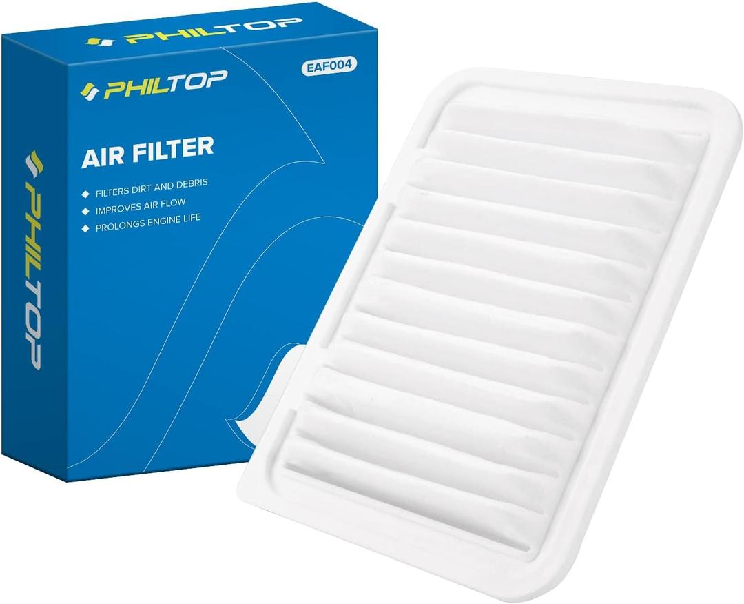 PHILTOP Engine Air Filter CA10190 Replacement for Toyota, Pontiac & Scion Models - Corolla 2009-2019, Matrix 2009-2014, Yaris 2006-2018, Vibe 2009-2010, iM 2016, xD 2008-2014