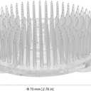 HOZEON 8PCS 2.75 Inch Clear Plastic Flower Frog Pin Holder, Round Floral Frogs with Suction Cup for Flower Arrangement, Wedding Decor