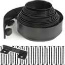 4 inch Tall Landscape Edging No Dig 33FT Garden Edging with 30 Spikes, Landscape Edging Border for Landscaping, Lawn, Flower Beds, Grass, Yard