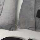 cabeau Seat Belt Pillow Post Surgery- Seatbelt Pillows for Post-Surgery, Chemo Port Pillow for Seat Belt, Port Pillows for Chemo Patients Seatbelt, Seatbelt Cushion for Heart Surgery Recovery Gifts, bag one dark grey, one light grey