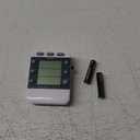 Digital Dual Kitchen Timer for Cooking, 3 Channels Count Down/up Triple Multi Timers for Food, Magnetic Memory-Preset Large-Display Adjustable Alarm Volume, 3A Battery Included (White)