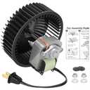Upgrade BKR60 RE70BN Bathroom Ceiling Fan Motor - 60 CFM, 20% More Power, 35% Less Noise. Fits 670-G/H/J, 671-G/H/J, 689-G/H/J/K, 690, 690NT, 696N, 695-R01/R02/R03, Quiet and Efficient
