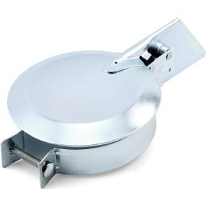 QWORK 5" Zinc Exhaust Rain Cap Weather-Resistant Stack Protector for Straight Exhaust Piping on Trucks, Tractors, and Heavy Equipment