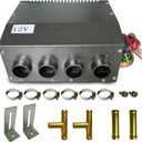 Heater 4 Ports 8500 BTU 3 Speed Fan 80 CFM for Car Truck Boat RV (2022 new upgrade)