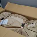 Inflatable Camping Tents with Hand Pump, Air Glamping Tents, Easy Setup Waterproof and Windproof Blow up Tent, 4 Seasons Oxford Cabin Tent with Mesh & Chimney Window. (10*6.9ft)