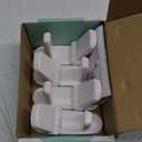 Door Lever Locks (4 Pack) - Prevents Toddlers from Opening Doors - Durable ABS with 3M Adhesive - Easy One-Hand Operation for Adults, No Tools Needed (White)