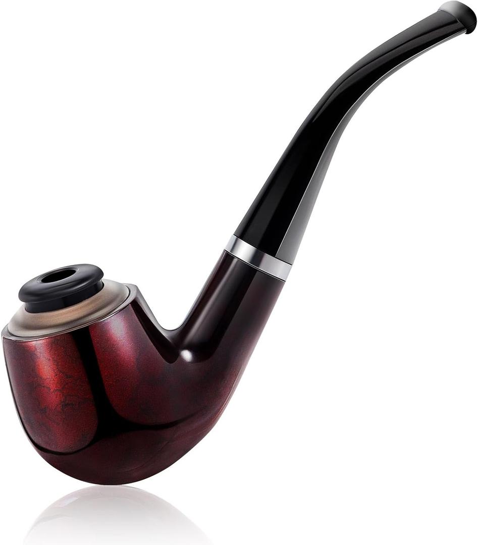 Detective Fake Pipe Costume Accessory Pipe Prop Toys for Halloween Stage Performance Dress Up