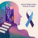 XunYee 500 Set Suicide Semicolon Prevention Awareness Sexual Assault Awareness Teal Purple Ribbon Fabric Awareness Ribbons with Safety Pins Satin Ribbon for Charity Public Social Event Welfare