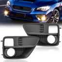 Fog Light Bezel Cover Compatible with 2015-2017 Subaru WRX Base 1 Pair Fog Light Bezel Left & Right Side