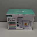 GROWNSY Baby Food Maker with Steam Basket, One Step Baby Food Processor Steamer Puree Blender Grinder Mills Machine, Auto Cooking Grinding and Sterilizing for Healthy Homemade Baby Food, BPA-Free (White)