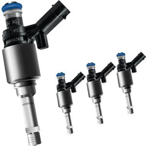Fuel Injectors Fit for Audi: Q5/TT/A3/A4/A5/A6 (& Quattro), Fit for VW: Jetta GLI/CC/Beetle/Eos/GTI/Tiguan/Passat, L4 2.0T 2008-2016, OEM # 06H906036G, 06H906036P, 0261500076 (4 Pcs)