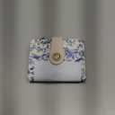 Bird Small Rfid Women Wallet Bifold Zipper Coin Pocket PU Leather Compact Cash Credit Card Holder Travel Wallet for Female Ladies Teen Girls 1 ID Window 10 Card Slots