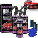 3 In 1 High Protection Quick Car Coating Spray, 5 Bottles Ottostuart Car Coating Agent, 3-In-1 High Protection Car Spray 3 In 1 Spray Quick Coating Spray Spray Coating Agent Nano Spray (3 Sets,100ML)