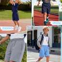 JoyMotion 3 Pack Boys Athletic Shorts, 3-Color, 7-8 Years