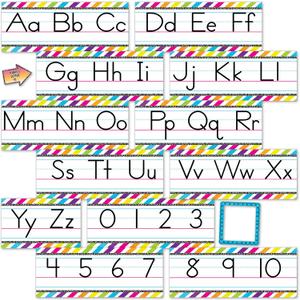 Teacher Created Resources Brights 4Ever Alphabet Line Bulletin Board (TCR6923)