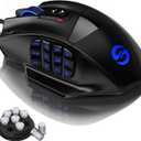 UtechSmart Venus Gaming Mouse RGB Wired, 16400 DPI High Precision Laser Programmable MMO Computer Gaming Mice [IGN's Recommendation]