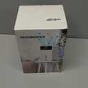 Dehumidifier for Home, 60 OZ Capacity, Auto Shut-Off for Medium Rooms up to 500 Sq.Ft, Portable Quiet for Bedroom Bathroom Basement, 24H Timer & 7 Color Lights (White, 7.36  6.77  10.47 inch)