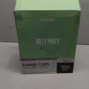 [100 Pack] 12 oz Paper Coffee Cups, Disposable Paper Coffee Cup with Lids, Sleeves, and Stirrers, Hot/Cold Beverage Drinking Cup for Water, Juice or Tea, Suitable for Home, Shops and Cafes