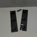 Glass Holder, 2 Pack Cup HolderNo Drilling Installation Glass Holder Wall Mounted for Dining Room, Kitchen and Bar (Black)