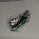 BestSounds Guitar Strap, Bass Guitar Strap, Electric and Acoustic Guitar Straps - Durable Nylon Checkered Guitar Shoulder Strap with Leather Ends (Black and White Checkered)