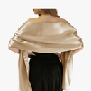 Shawls and Wraps for Evening Dresses Satin Shawl Wraps for Women Extra Long Wedding Shawls for Bridal Party