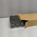 36 Pack 1 OZ Plastic Jars with Lids, BPA Free, Reusable, Refillable Transparent Cosmetic Containers for Bath Salts, Cosmetics, Powders, Beauty Product and Small Accessories (Black)